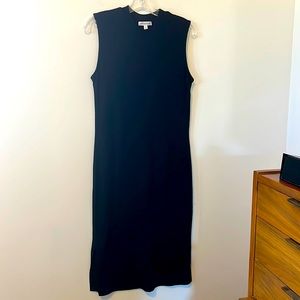 Target Prologue mock Black Sleeveless knit midi dress